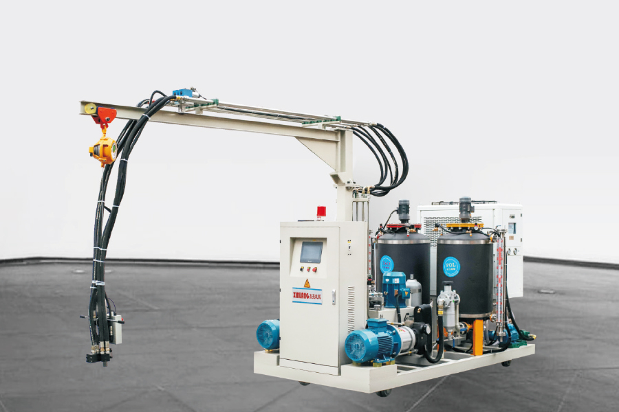 เครื่องฉีดแรงดันสูงโพลียูรีเทนสององค์ประกอบพร้อมแทร็ก เครื่องฉีดแรงดันสูงโพลียูรีเทนสององค์ประกอบพร้อมแทร็ก